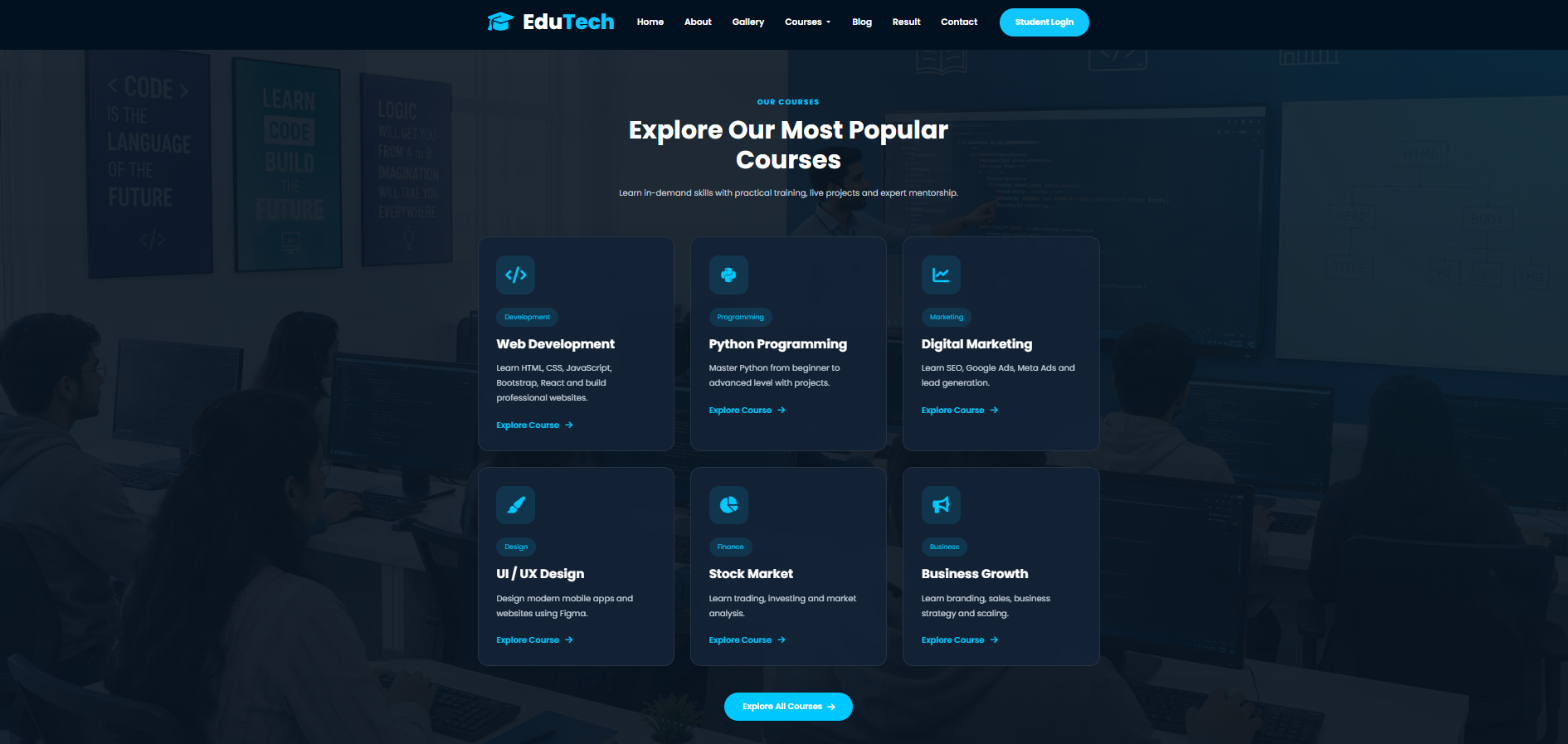 Responsive Education Website