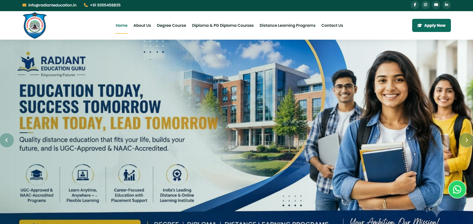 College Website